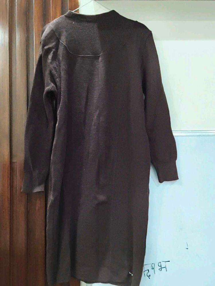 Brown wool Kurta tunic