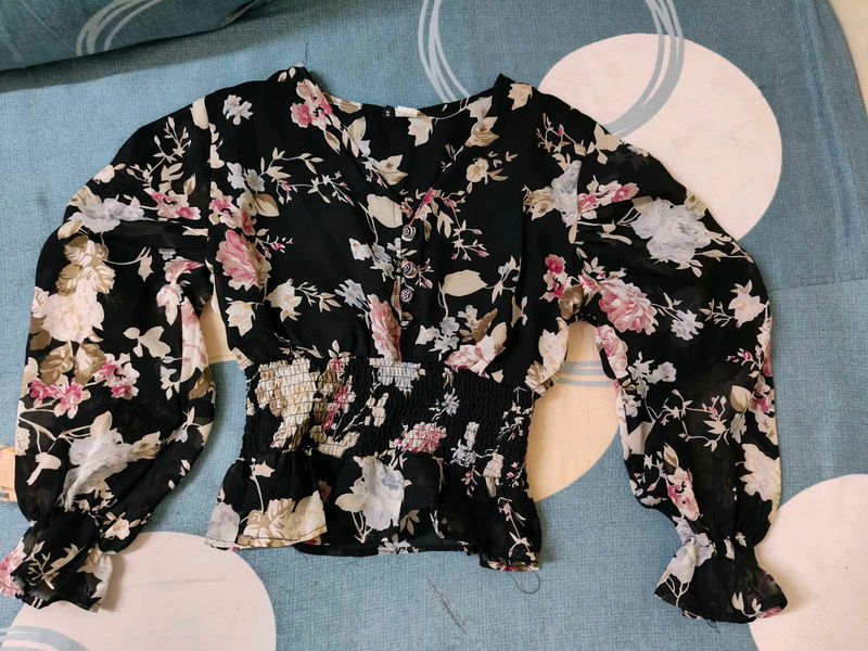 Floral Crop Top