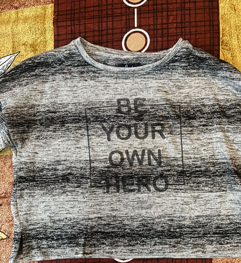 Stylish Graphic Print Top