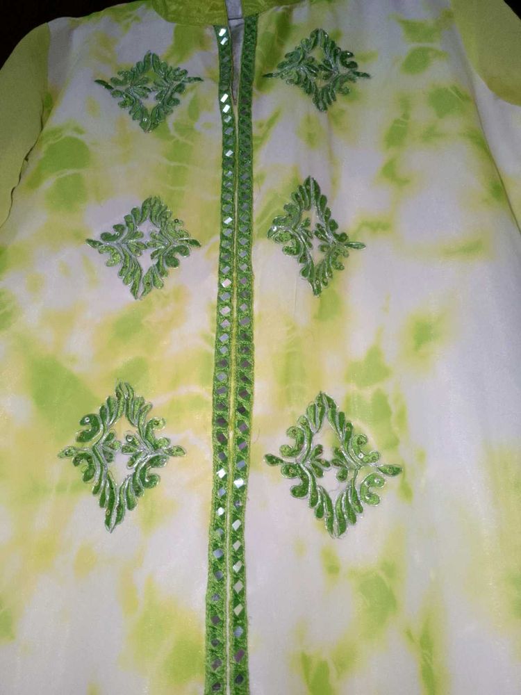 Elegant Embroidered Kurta