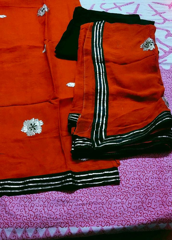 Elegant gota work suit