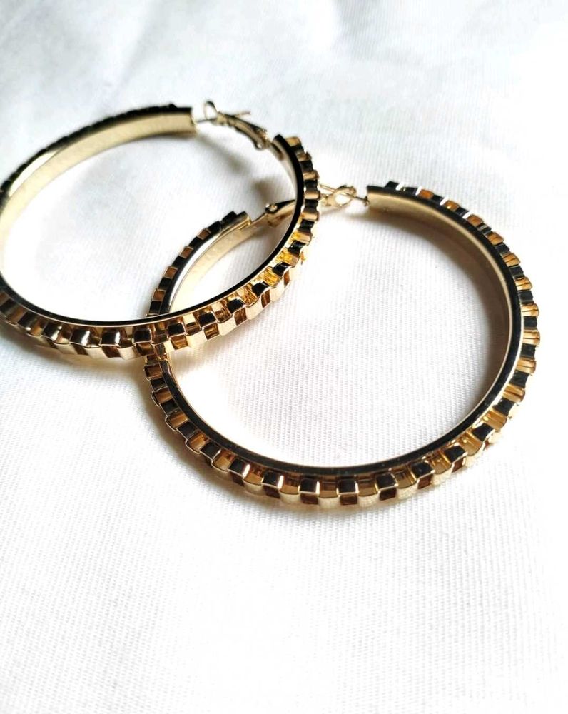 Gold Hoop Earrings