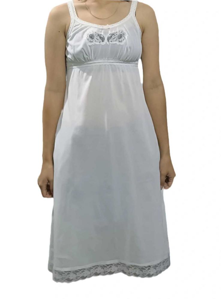White Slip Dress