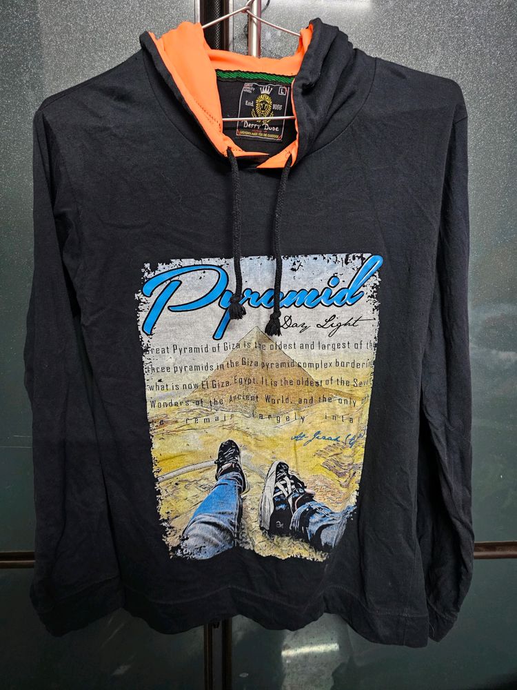 Full Sleeve Solid Men Sweatshirt