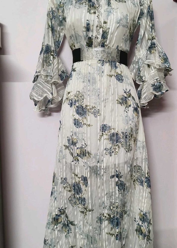 Floral Print Maxi Dress