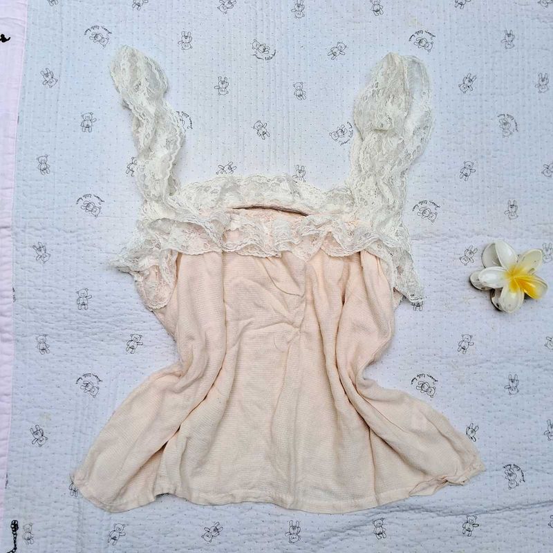 Coquette Printerest Lace Top