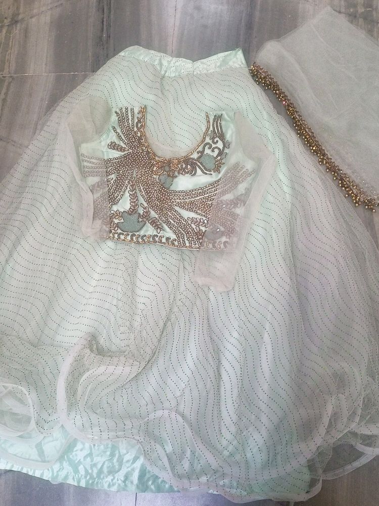 Lehnga Choli With Net Dupatta