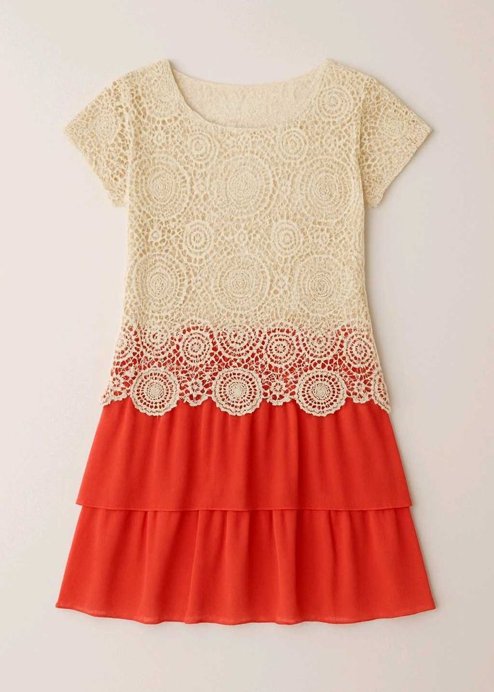 Korean - style lace chiffon Mini Dress