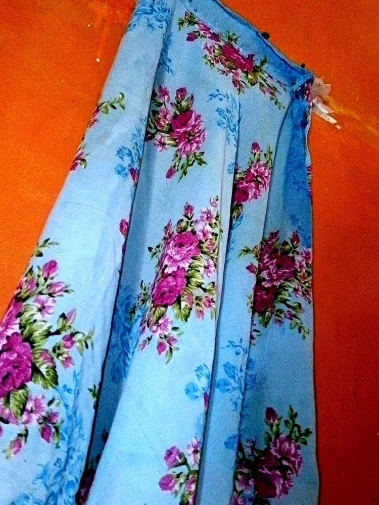 Floral Print Skirt