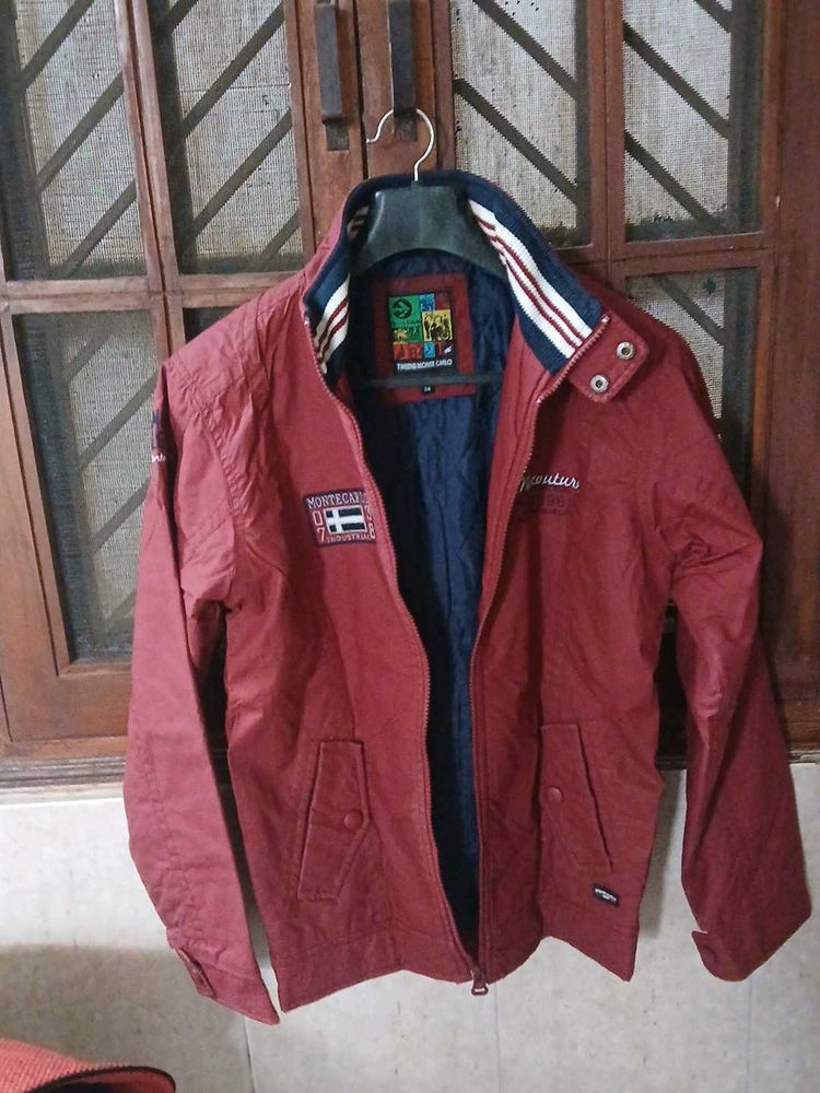 Monte Carlo Lightweight Jacket - Burgundy