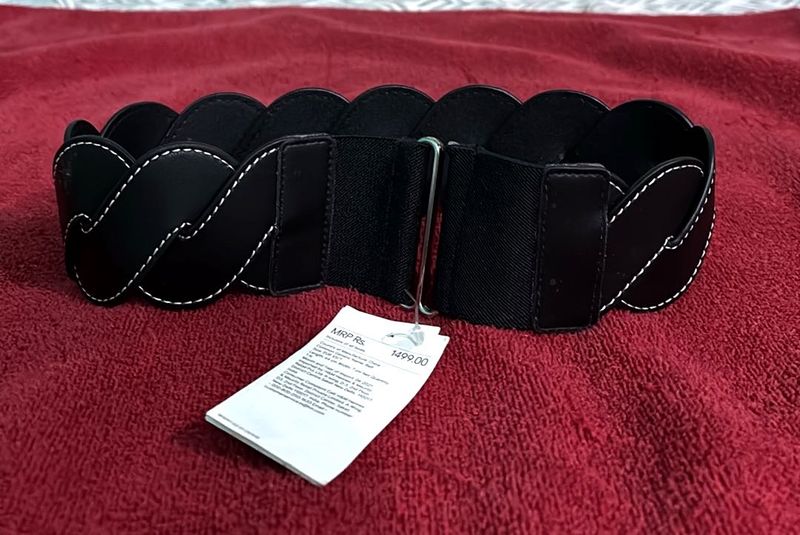Black Elastic Belt