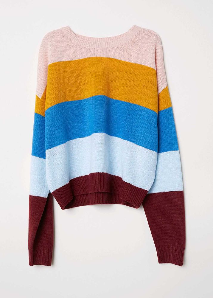 H&amp;m Striped Knit Sweater