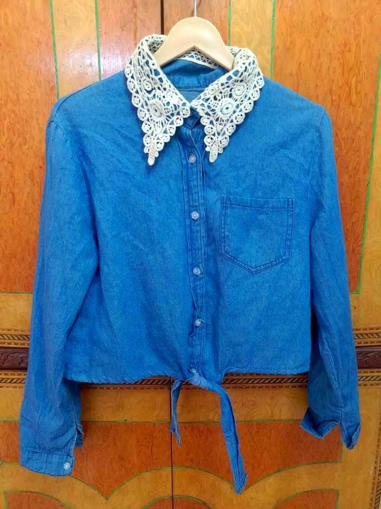 Korea Seoul Denim Dress &amp; Top Set