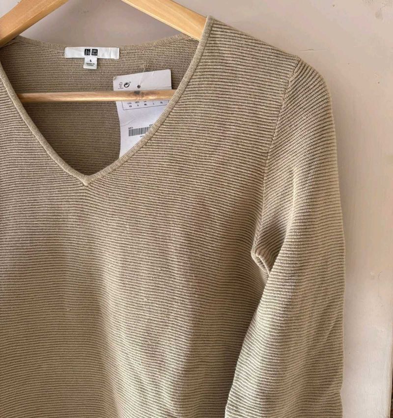 Ribbed Long Sleeve Top