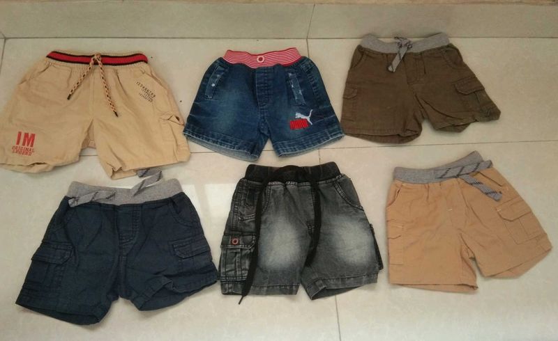 6 Combo Boys Denim Shorts