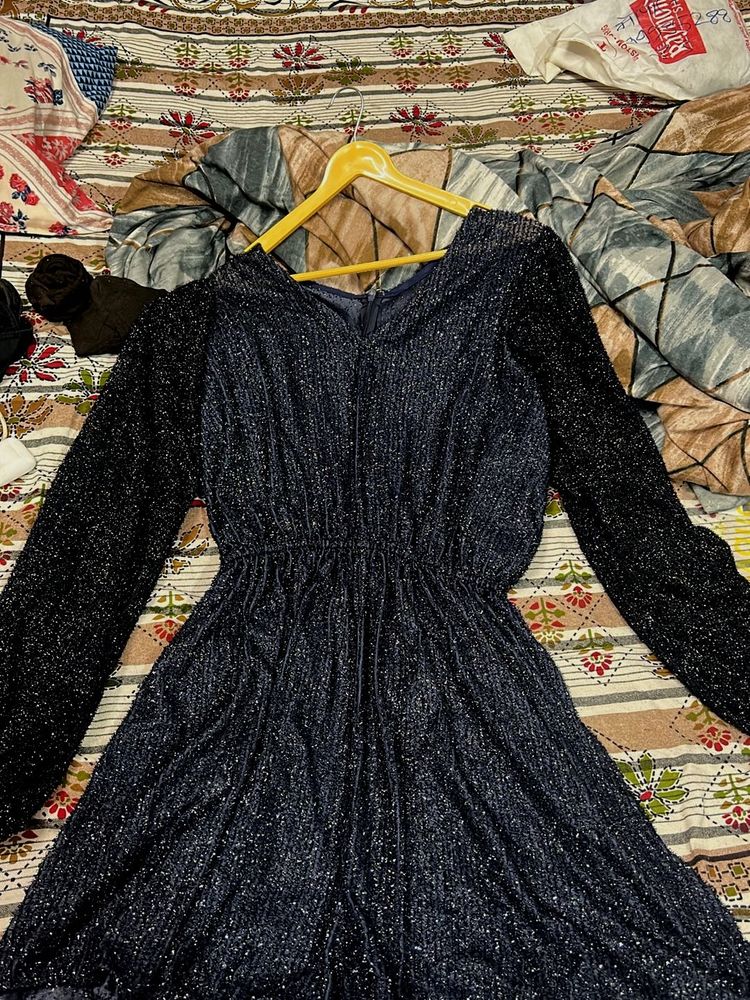Sparkly Navy Blue Playsuit