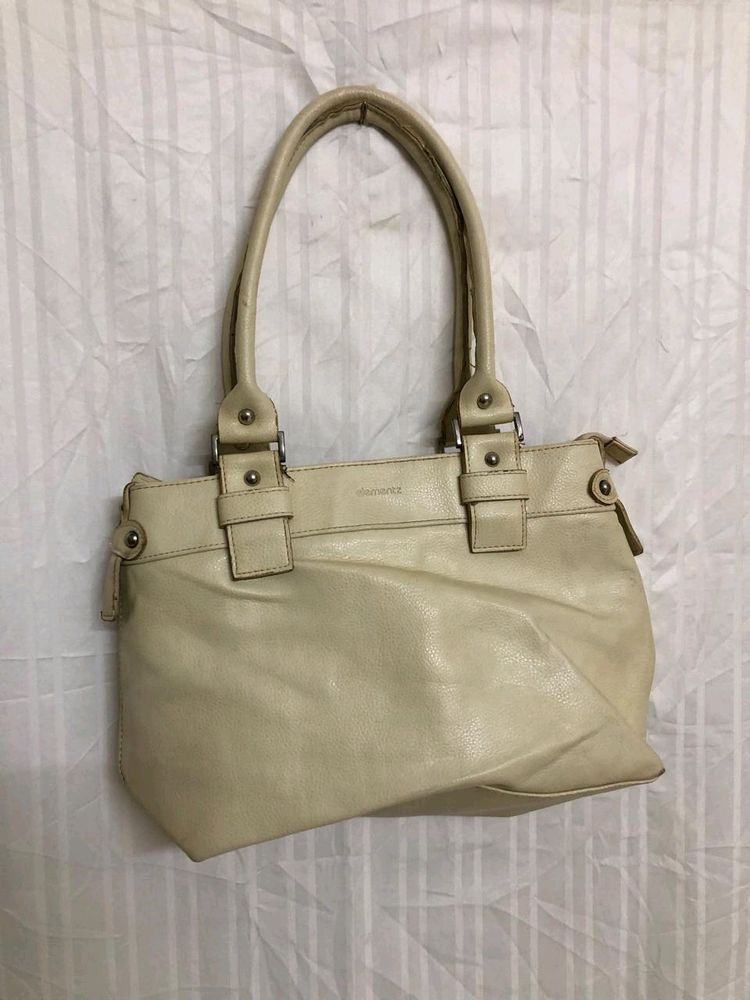 Elementz white Handbag