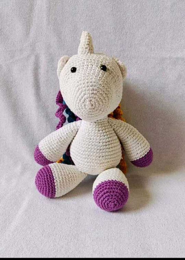 Unicorn Made Of Crochet