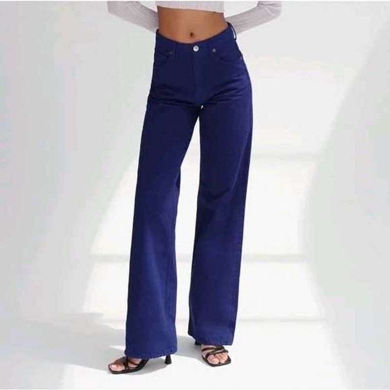 Zara indigo blue jeans