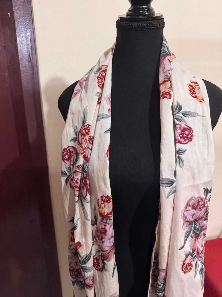 Floral Print Scarf