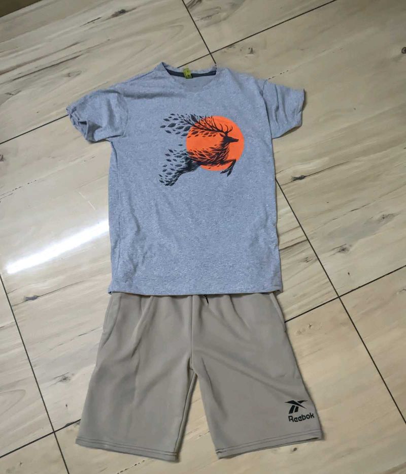 Graphic T-Shirt &amp; Shorts Set for sale