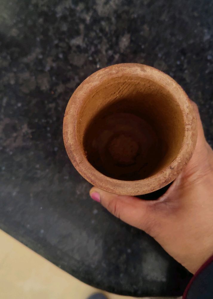 Vijayasar Wooden Glass For Diabetes N Weight Loss