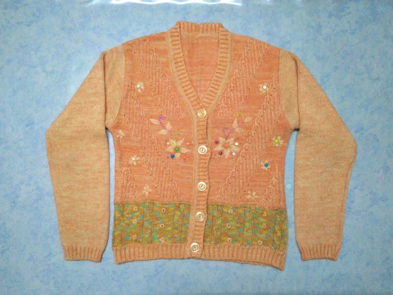 Orange Sweater
