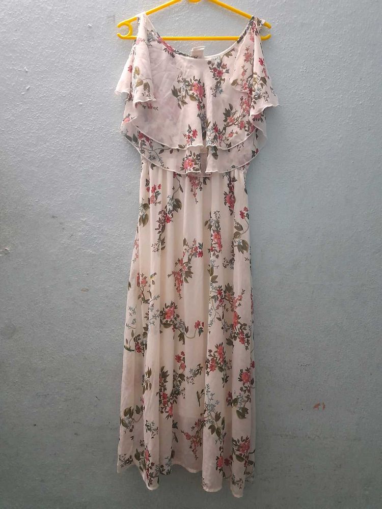 Western Wear  White Frock