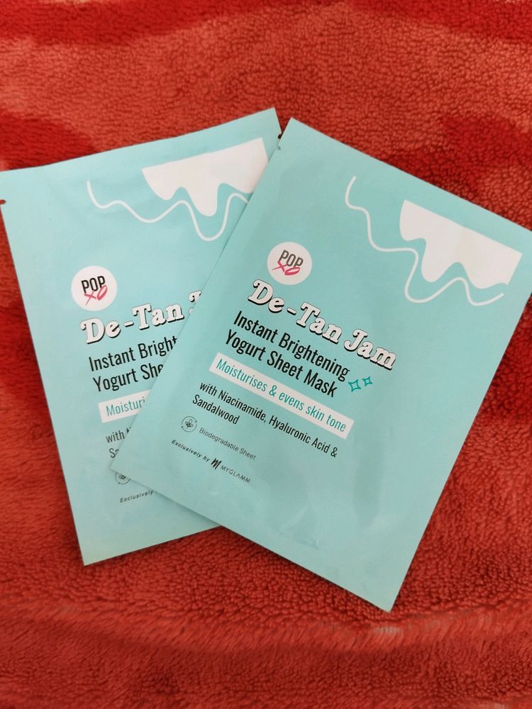 Pop Xo De Tan Jam Sheet Mask