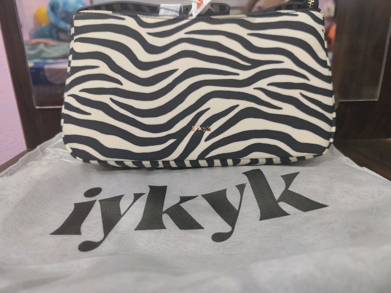Iykyk Edgy Black And White Bag..