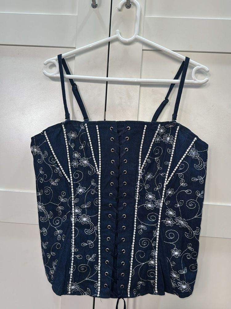 Floral Corset Top