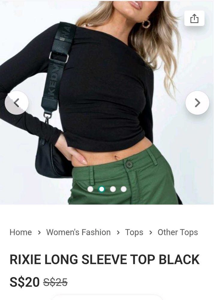 Backless Black Chic Top