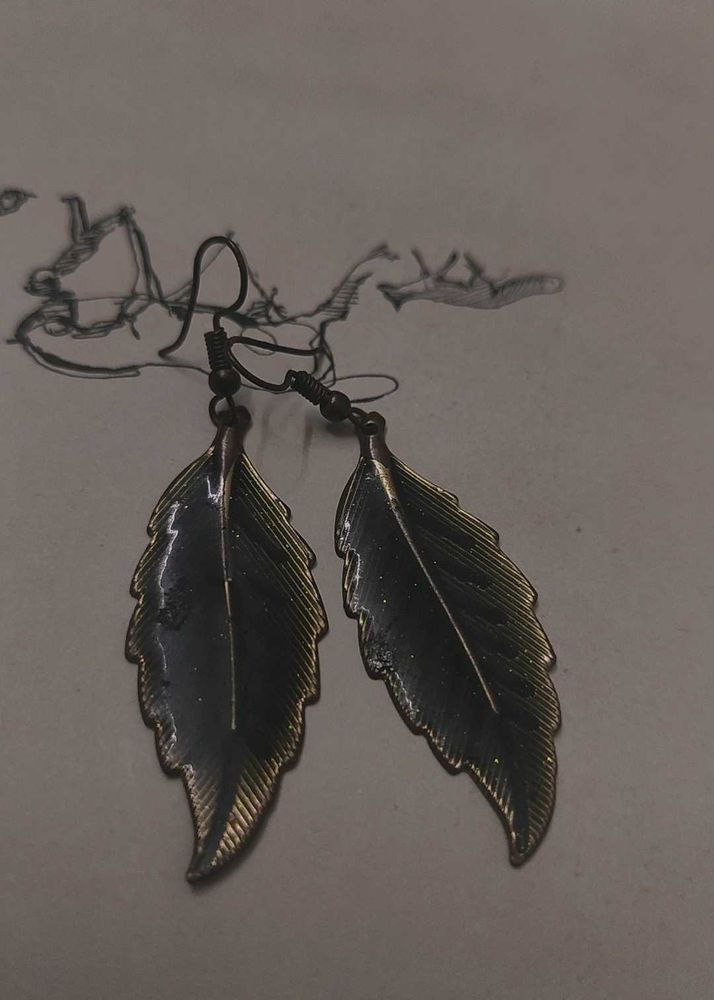 Leaf Drop Earrings
