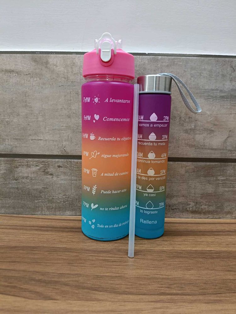 Motivational Water Bottles Set Of 2 (900ml &amp;300ml)