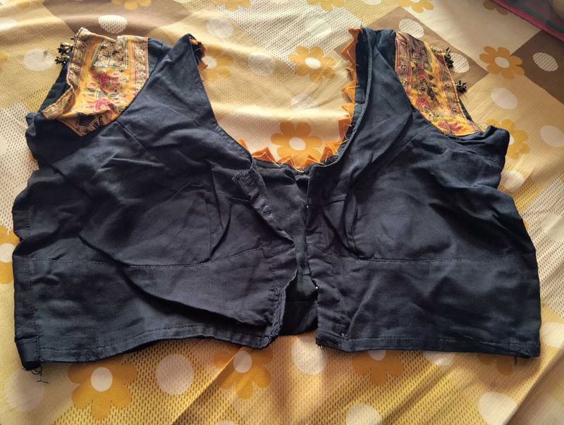 Elegant Black Saree Blouse