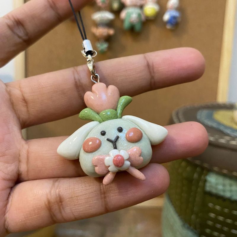 Cute bunny Handmade Charm