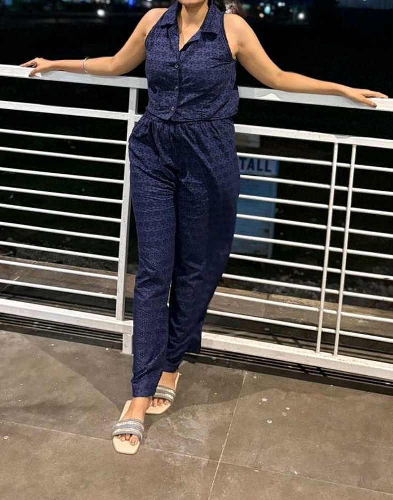 Navy Blue Co Ord Set
