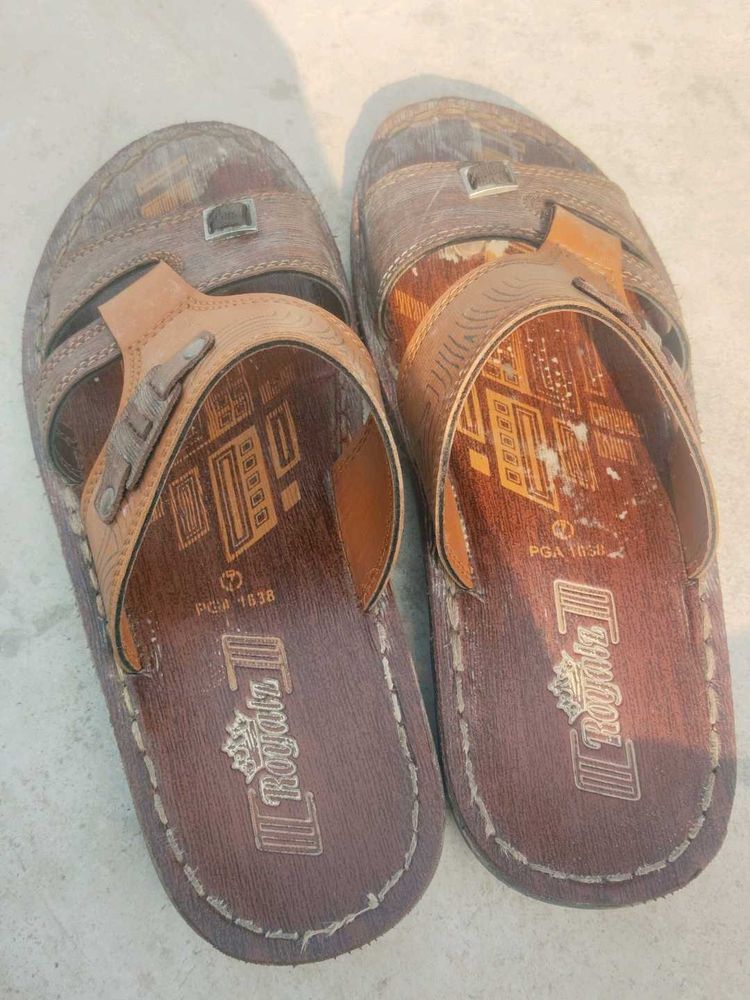 Royatz Brown Leather Sandals