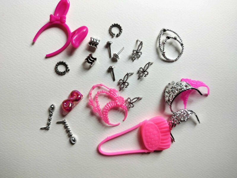 Barbie Accessories, Mechanical Pencil,Free Sticker