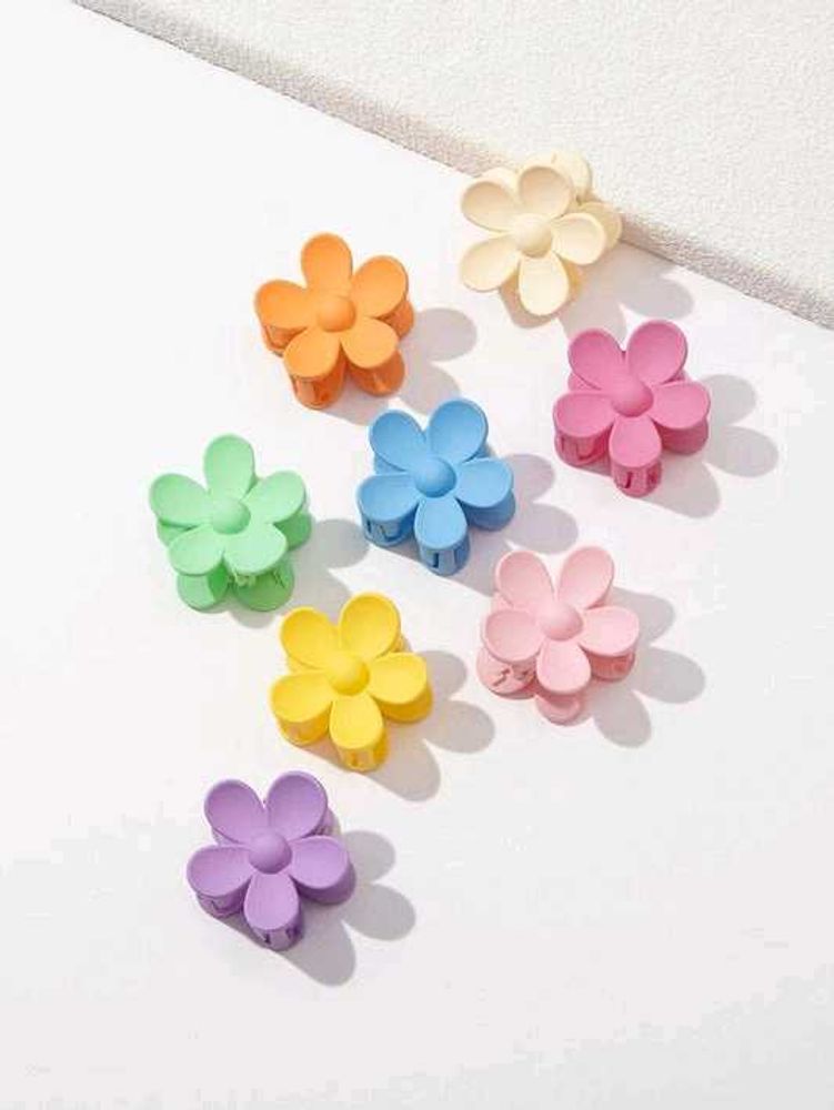 Flower Hair Claw Clips
