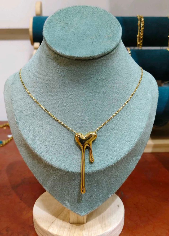 Dripping Heart Necklace