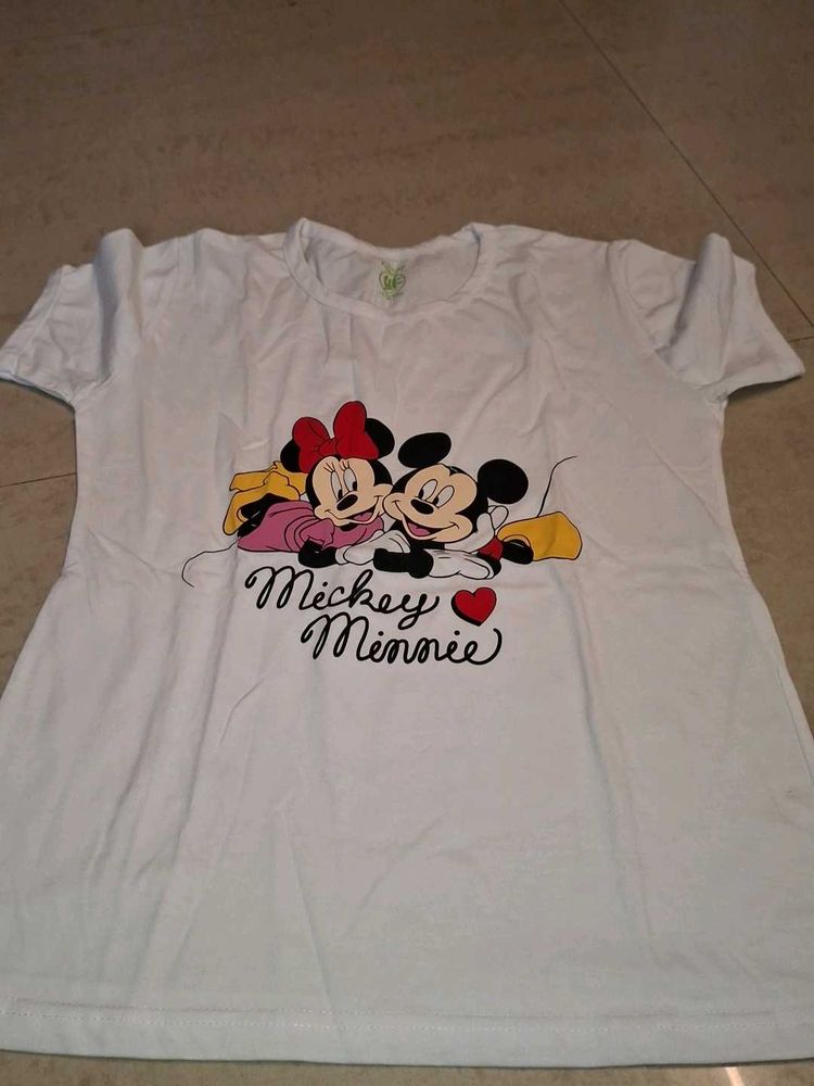 Mickey &amp; Minnie Tee(unused)