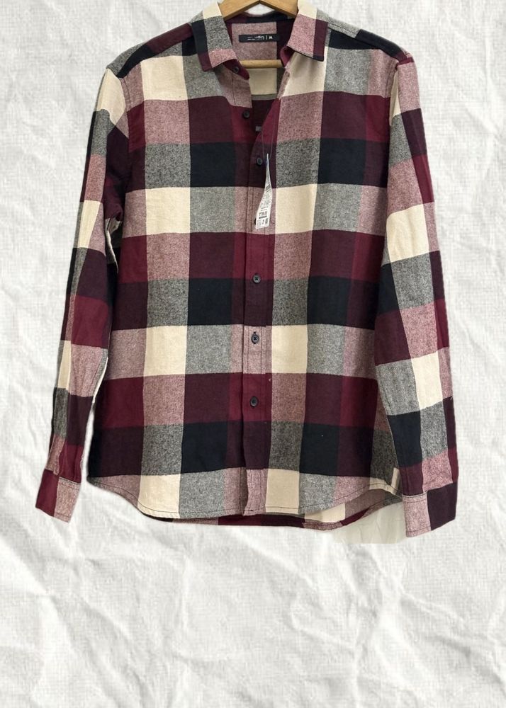 Checked Flannel Shirt