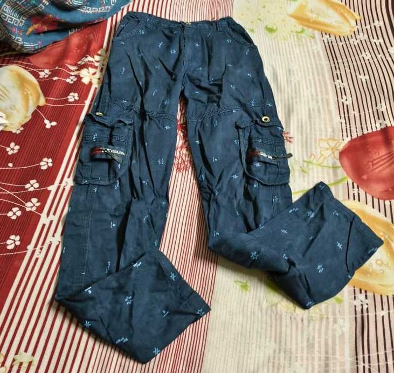 Cool Blue Cargo Pants
