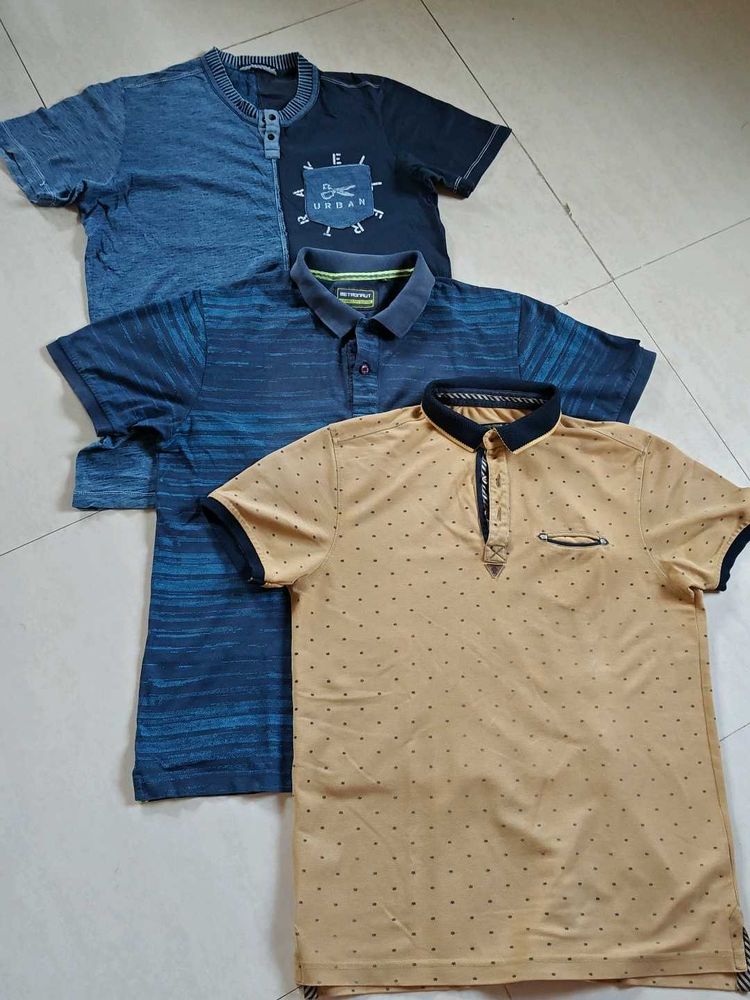 Combo Of 3 Tshirts For Men