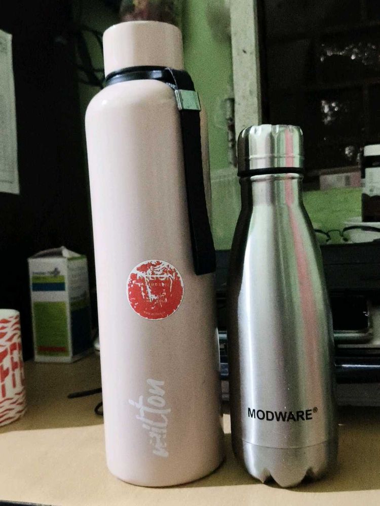 2 Hot &amp; Cold Water Bottle (Thermos)