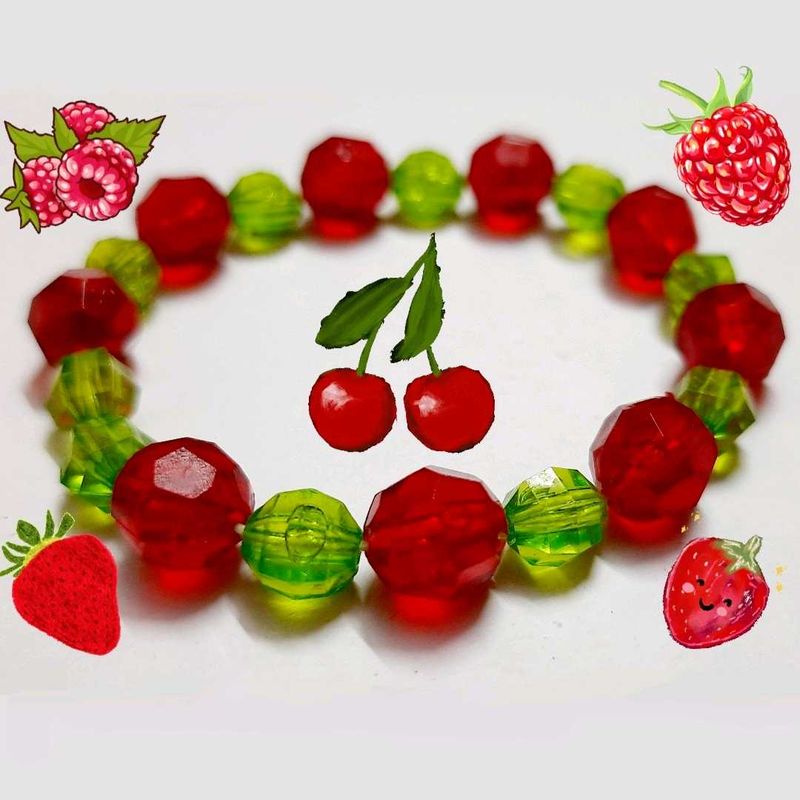 Fruit Theme Bead Bracelet
