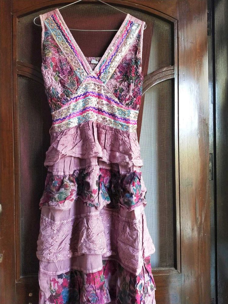 Shimmer beaded boho Dress