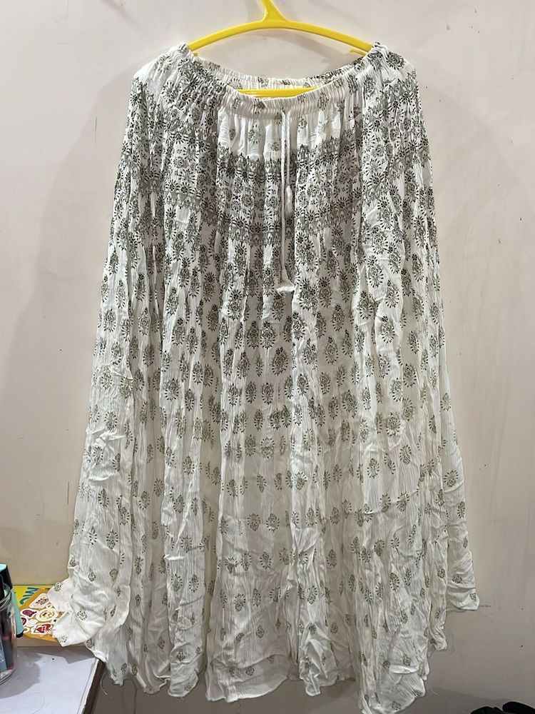 Boho Print Maxi Skirt