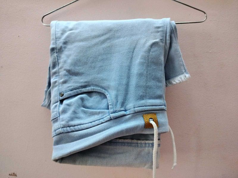 A High Rise Skinny Jeans